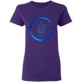 Bible Verses Ladies' 5.3 oz. T-Shirt - "Psalm 61:2" Design 15 - Meditate Healing Christian Store