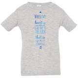 Bible Verse Infant Jersey T-Shirt - "Psalm 61:2" Design 3 - Meditate Healing Christian Store