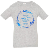 Bible Verse Infant Jersey T-Shirt - "Psalm 61:2" Design 19 - Meditate Healing Christian Store