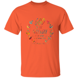 Bible Verse Men 5.3 oz. T-Shirt - "Psalm 73:26" Design 14 - Meditate Healing Christian Store