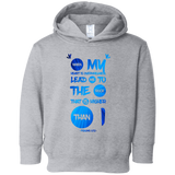 Bible Verses Toddler Fleece Hoodie - "Psalm 61:2" Design 9 - Meditate Healing Christian Store