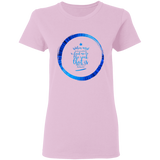 Bible Verses Ladies' 5.3 oz. T-Shirt - "Psalm 61:2" Design 15 - Meditate Healing Christian Store