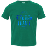 Bible Verse Toddler Jersey T-Shirt - "Psalms 61:2" Design 11 - Meditate Healing Christian Store