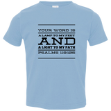 MeditateHealing.com | Bible Verse Toddler Jersey T-Shirt