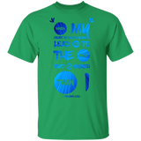 Bible Verse Men 5.3 oz. T-Shirt - "Psalm 61:2" Design 9 - Meditate Healing Christian Store