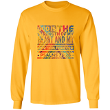 Bible Verse Long Sleeve Ultra Cotton T-Shirt - "Psalm 73:26" Design 5 - Meditate Healing Christian Store