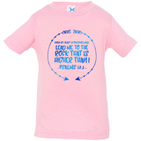 Bible Verse Infant Jersey T-Shirt - "Psalm 61:2" Design 8 - Meditate Healing Christian Store