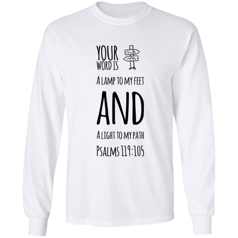 MeditateHealing.com | Bible Verse Long Sleeve Ultra Cotton T-Shirt