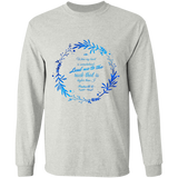 Bible Verse Long Sleeve Ultra Cotton T-Shirt - "Psalm 61:2" Design 19 - Meditate Healing Christian Store