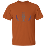 Bible Verse Men 5.3 oz. T-Shirt - "Psalm 61:2" Design 10 - Meditate Healing Christian Store