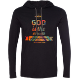 Bible Verse Men Long Sleeve T-Shirt Hoodie - "Psalm 73:26" Design 2 - Meditate Healing Christian Store
