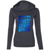 Bible Verse Ladies' Long Sleeve T-Shirt Hoodie - "Psalm 61:2" Design 20 - Meditate Healing Christian Store