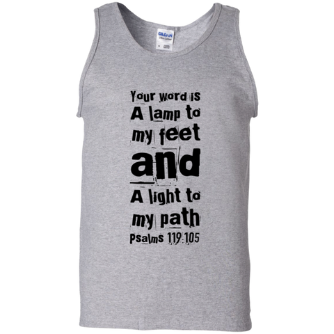 MeditateHealing.com | Bible Verse Men 100% Cotton Tank Top