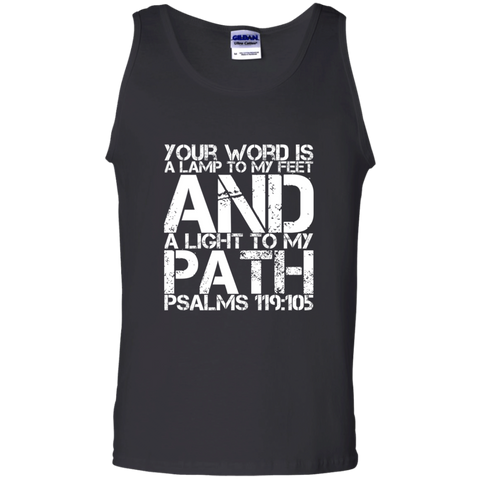 MeditateHealing.com | Bible Verse Men 100% Cotton Tank Top