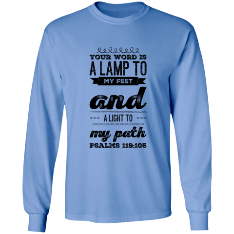 MeditateHealing.com | Bible Verse Long Sleeve Ultra Cotton T-Shirt