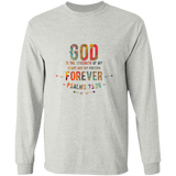 Bible Verse Long Sleeve Ultra Cotton T-Shirt - God Is The Strength Of My Heart ~Psalm 73:26~ Design 1