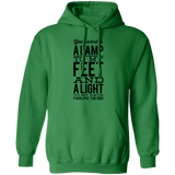Bible Verse Men G185 Pullover Hoodie 8 oz. - Your Word Is Light To My Path ~Psalm 119:105~ Design 4