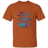 Bible Verse Men 5.3 oz. T-Shirt - "Psalm 61:2" Design 6 - Meditate Healing Christian Store