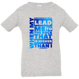 Bible Verse Infant Jersey T-Shirt - "Psalm 61:2" Design 20 - Meditate Healing Christian Store