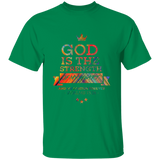 Bible Verse Men 5.3 oz. T-Shirt - "Psalm 73:26" Design 8 - Meditate Healing Christian Store