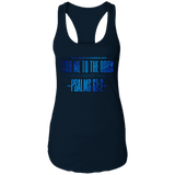 Bible Verses Ladies Ideal Racerback Tank - "Psalm 61:2" Design 4 - Meditate Healing Christian Store