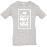 Bible Verse Infant Jersey T-Shirt - "Psalm 119:105" Design 2 (White Font) - Meditate Healing Christian Store