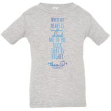 Bible Verse Infant Jersey T-Shirt - "Psalm 61:2" Design 2 - Meditate Healing Christian Store