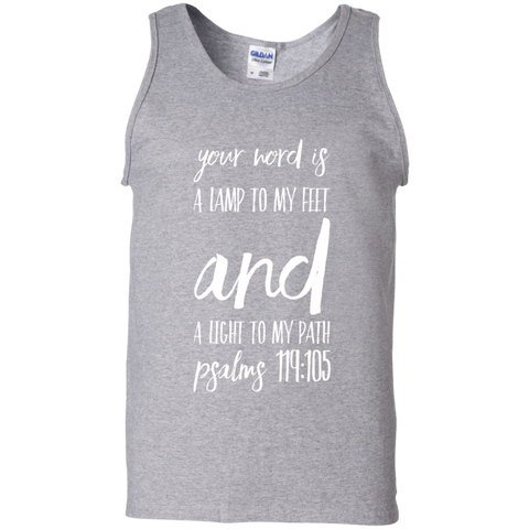 MeditateHealing.com | Bible Verse Men 100% Cotton Tank Top