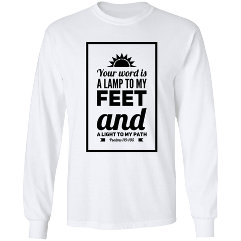 MeditateHealing.com | Bible Verse Long Sleeve Ultra Cotton T-Shirt