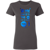 Bible Verses Ladies' 5.3 oz. T-Shirt - "Psalm 61:2" Design 9 - Meditate Healing Christian Store