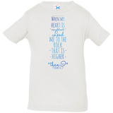 Bible Verse Infant Jersey T-Shirt - "Psalm 61:2" Design 2 - Meditate Healing Christian Store