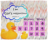 MeditateHealing.com | Cozy Plush Baby Milestone Blanket