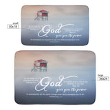 Fast Drying Memory Foam Bath Mat - God Fulfill Your Every Desire ~2 Thessalonians 1:11~