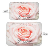 Fast Drying Memory Foam Bath Mat - Lord Make Me Dwell In Safety ~Psalm 4:8~