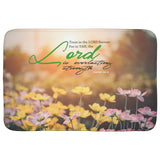 Fast Drying Memory Foam Bath Mat - The Lord Is Everlasting Strength ~Isaiah 26:4~