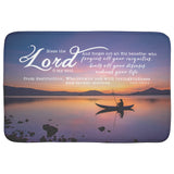 Fast Drying Memory Foam Bath Mat - The Lord Heals, Forgives And Redeems ~Psalm 103:2-4~