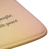 Fast Drying Memory Foam Bath Mat - The Lord Will Give Strength To His People ~Psalm 29:11~