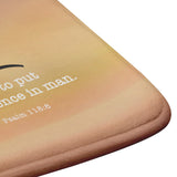 Fast Drying Memory Foam Bath Mat - Trust the Lord ~Psalm 118:8~