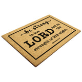 Heavy-Duty Outdoor Mat - Be Strong In The Lord ~Ephesians 6:10~