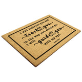 Heavy-Duty Outdoor Mat - My Lord My Guide ~Psalm 32:8~