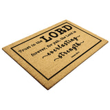 Heavy-Duty Outdoor Mat - The Lord Is Everlasting Strength ~Isaiah 26:4~