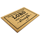 Heavy-Duty Outdoor Mat - The Lord Renew My Strength ~Isaiah 40:31~