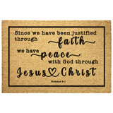 Heavy-Duty Outdoor Mat - We Have Peace With God ~Romans 5:1~