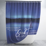 Bible Verses Premium Oxford Fabric Shower Curtain - You Are Chosen By God To Be Saved ~2 Thessalonians 2:13~