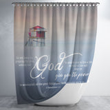 Bible Verses Premium Oxford Fabric Shower Curtain - God Fulfill Your Every Desire ~2 Thessalonians 1:11~