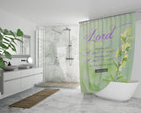 Bible Verses Premium Oxford Fabric Shower Curtain - I Shall Be Healed ~Jeremiah 17:14~