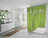 Bible Verses Premium Oxford Fabric Shower Curtain - Do Not Worry About Tomorrow ~Matthew 6:34~
