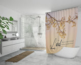Bible Verses Premium Oxford Fabric Shower Curtain - The Lord Will Give Strength To His People ~Psalm 29:11~