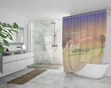 Bible Verses Premium Oxford Fabric Shower Curtain - The Lord Will Bless You In Everything You Do ~Deuteronomy 28:8~