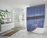 Bible Verses Premium Oxford Fabric Shower Curtain - You Are Chosen By God To Be Saved ~2 Thessalonians 2:13~